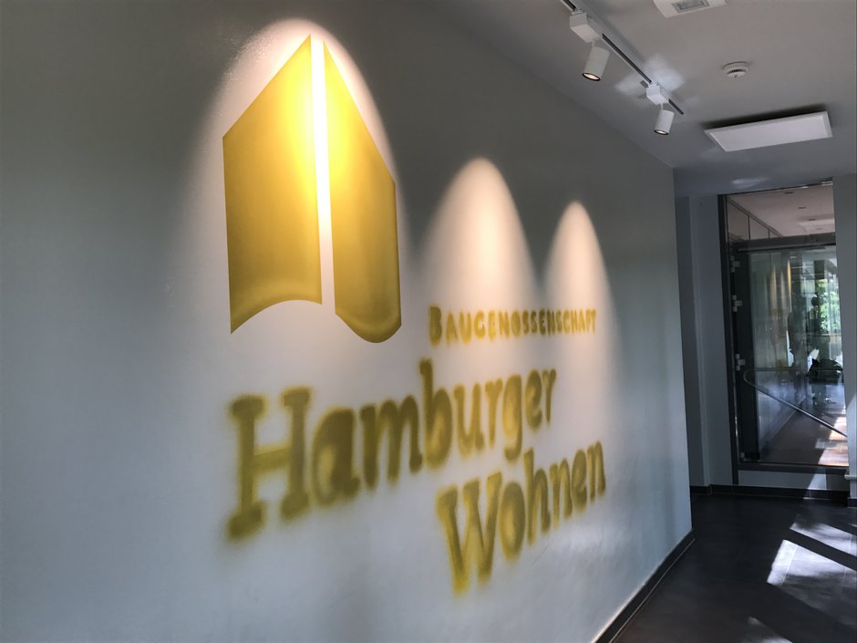 Modernisierung Hochhaus Hamburgerwohnen Ottensen Lobby