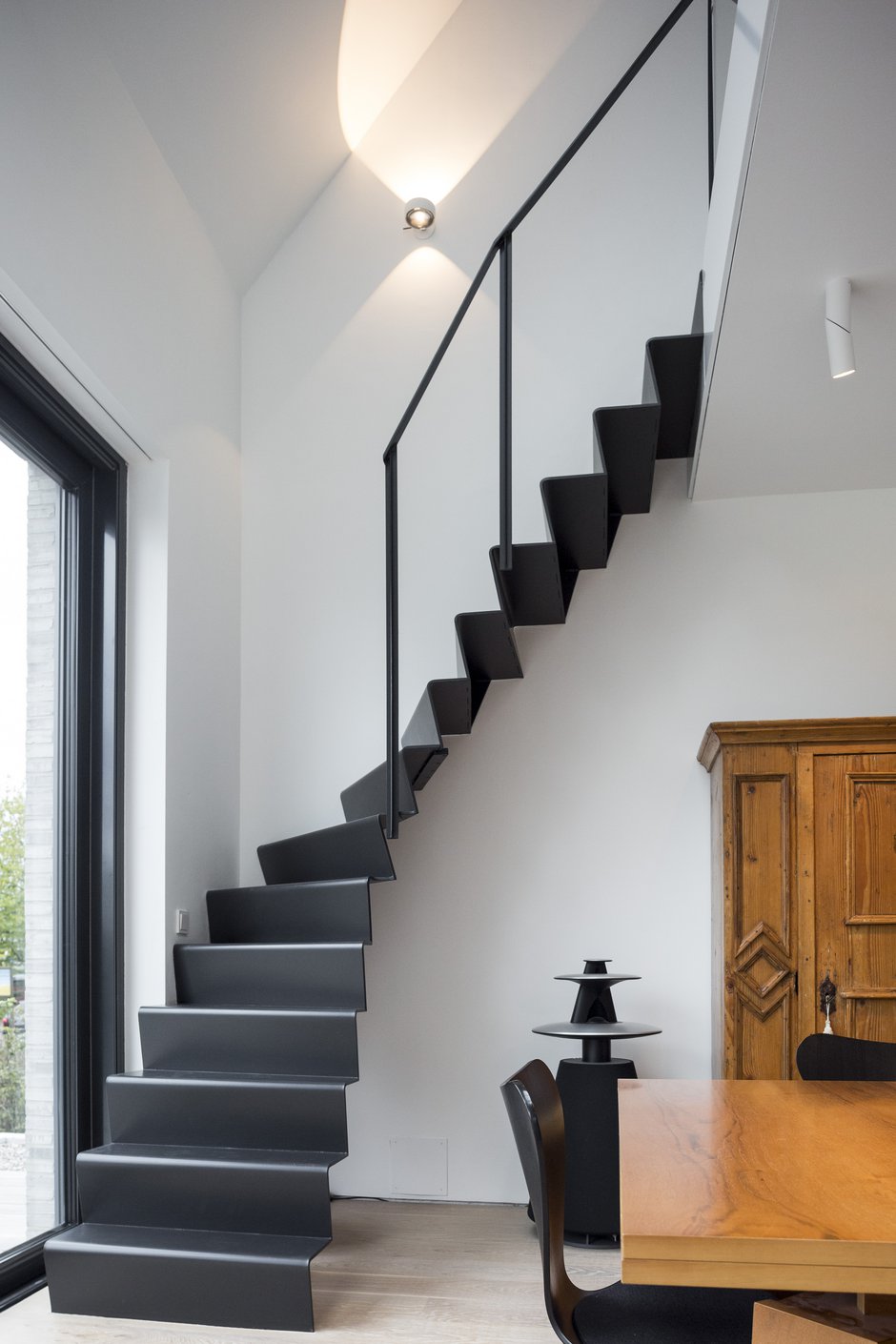 Neubau Einfamilienhaus Wellingsbüttel Wohnen Treppe