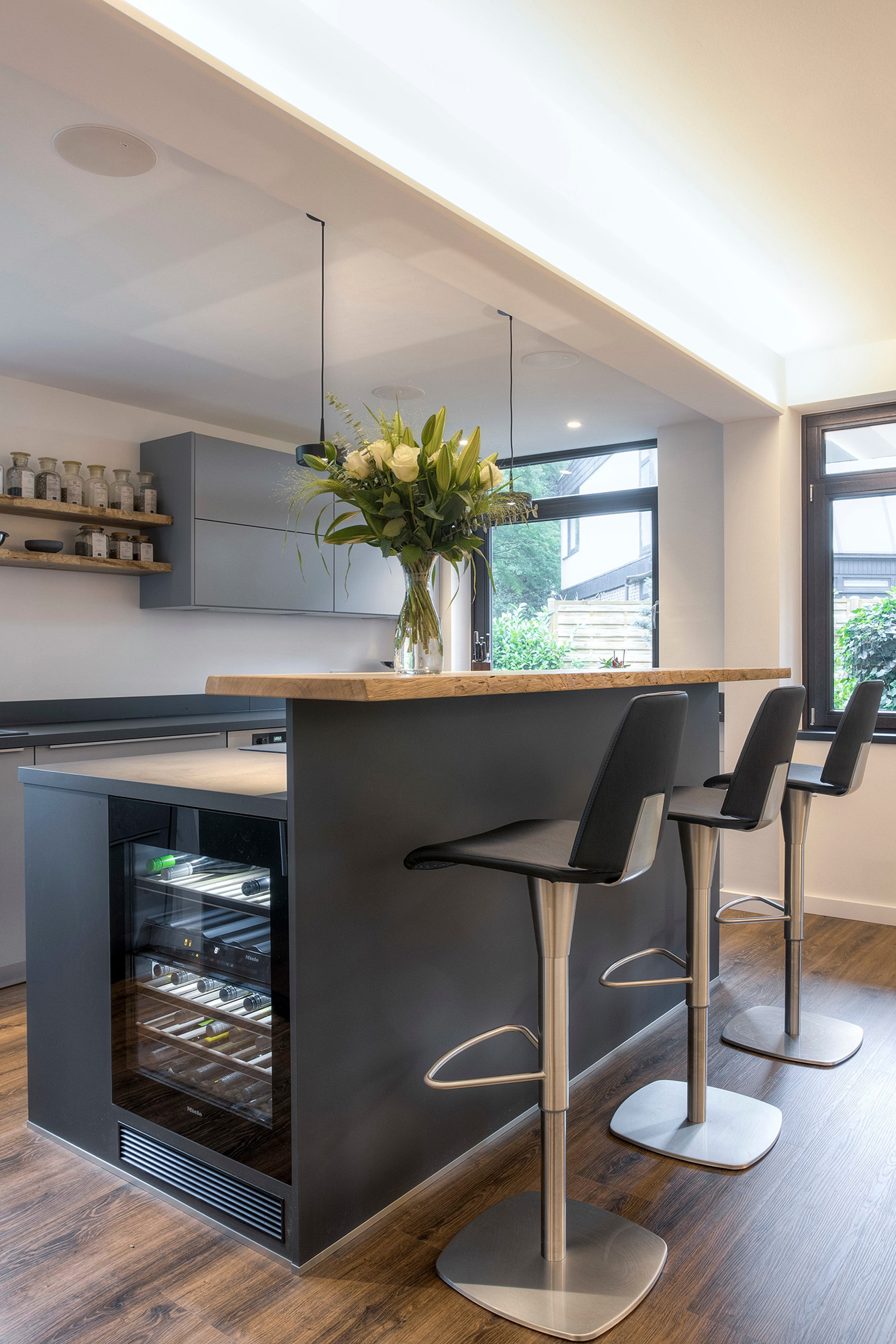 Kochinsel mit Weinkühlschrank, Hamburg