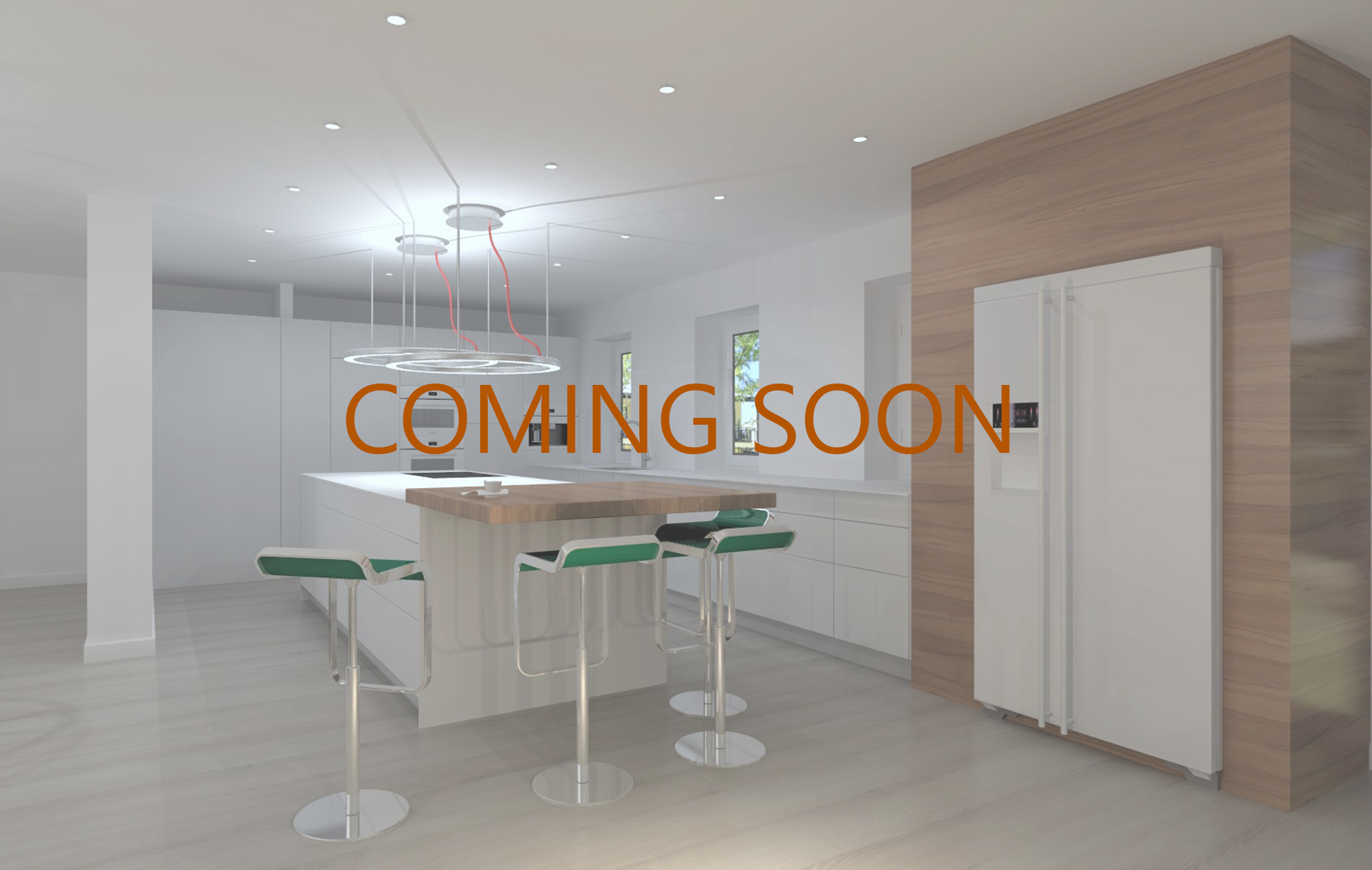 Perspektive Wohnzimmer Visualisierung 3D coming soon