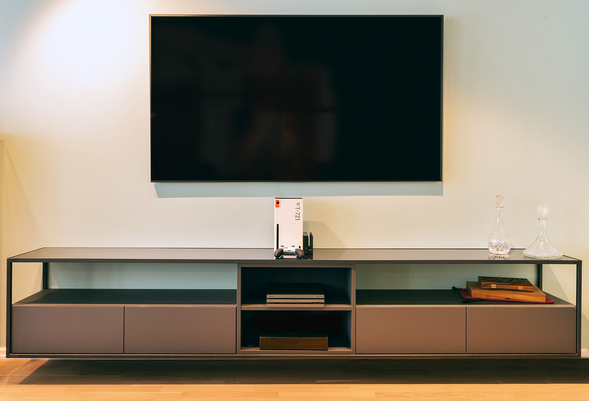 Wohnzimmer Fernseher Sideboard Regal TV-Möbel