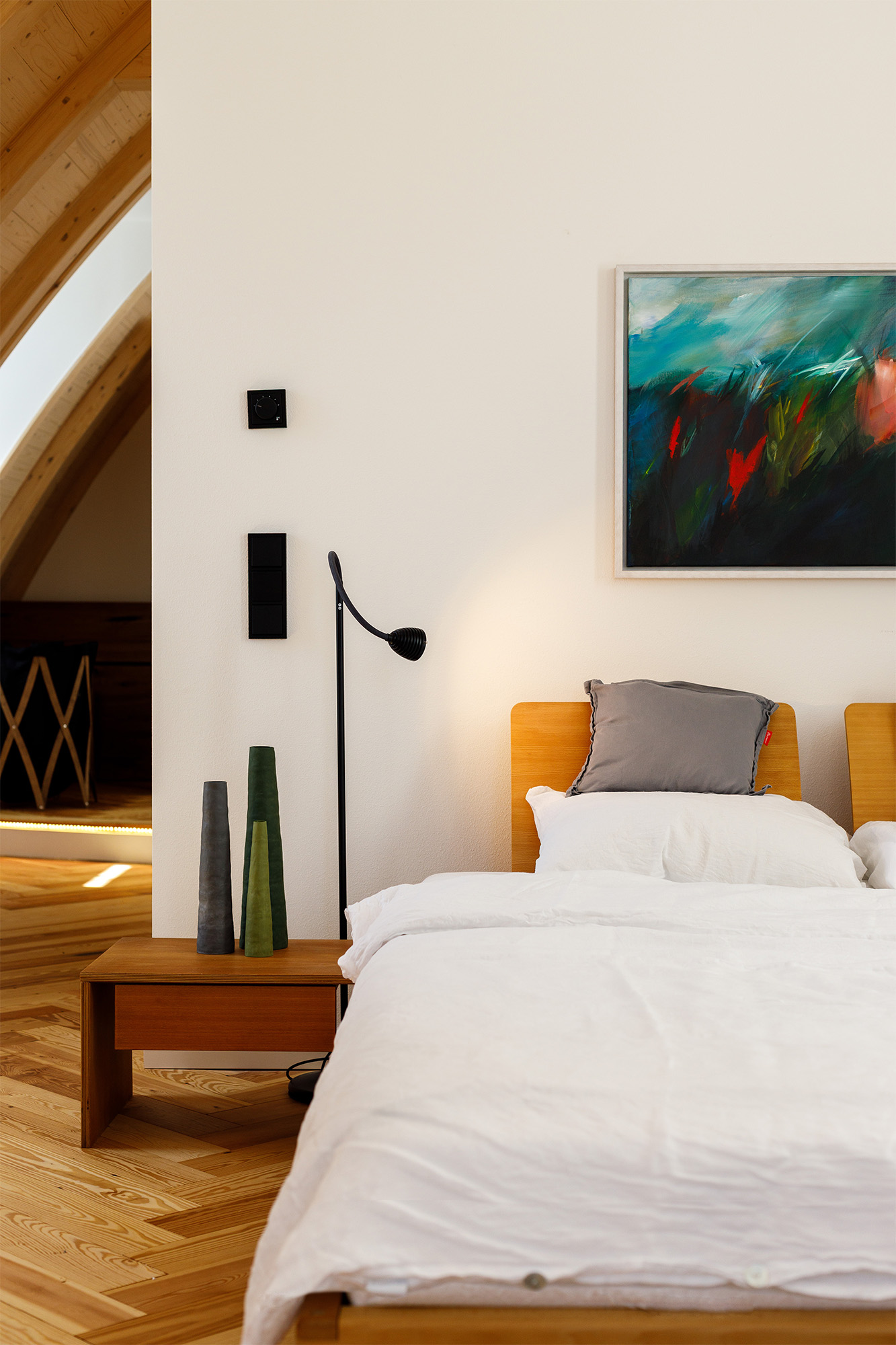 Schlafzimmer Beleuchtung Beistelltisch Lichtschalter