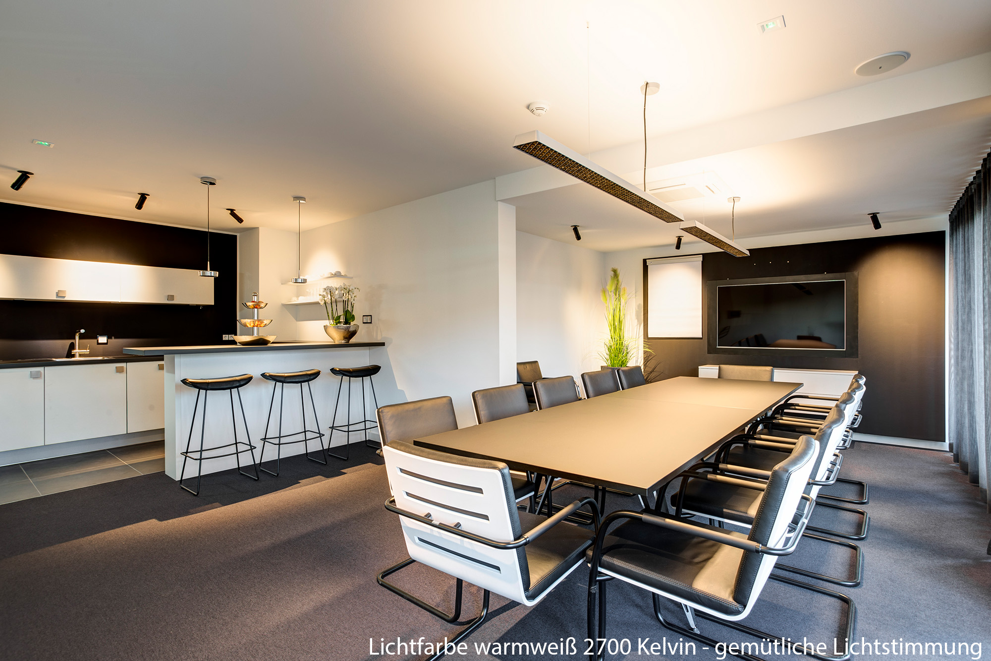 Konferenzraum Lichtplanung warmweiss Hotel Hamburg